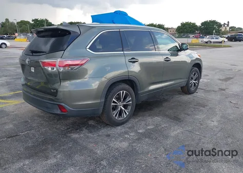 2016 Toyota Highlander Xle V6 z USA, uszkodzony, nr VIN 5TDKKRFH9GS149583